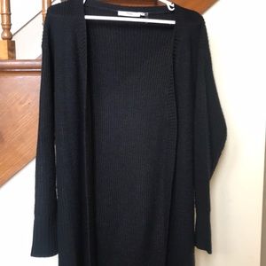Andree black duster cardigan small